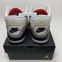 Jordan 3 White Cement Reimagined Pre School Size 13.5c DM0966-100 AJ3 Fire Red