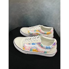 Vans Ward Low Top Sneaker Multi Floral Canvas Kids Shoes
