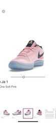 Nike Ja 1 PE Med Soft Pink/ Diffused Blue Sneakers