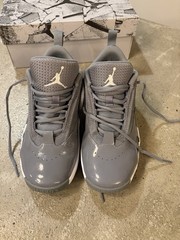 Jordan Day1 E.O. (GS) Gray/White Basketball Sneakers Kids 6Y FREE SHIP