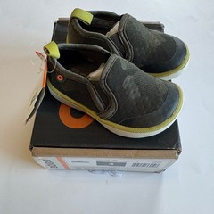 Bogs Infant 4 Kickr Slip TCMO Kids Dark Green Camo Slip On Shoes NIB