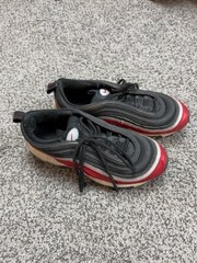 Nike Air Max 97 SE Shoes LV5 Black/ Red Varsity FB3245 Grade School Size 4.5Y