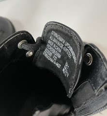 Wonder Nation Combat Biker Hiker Boots Kids Size 7 Gently Worn Black Easy On Zip