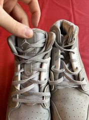 Nike Jordan 1 Flight 2 Sneakers, #631784-014, Grey/White, Leather, Youth Sz 7Y