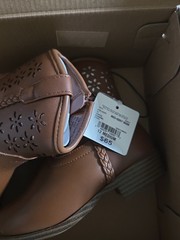 Thereabouts TH Charlee Cognac Ankle Boots US 12M