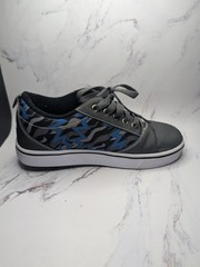 Heelys Propel 2.0 Skate Shoes, Roller Sneakers, Gray Blue, Youth Size 5