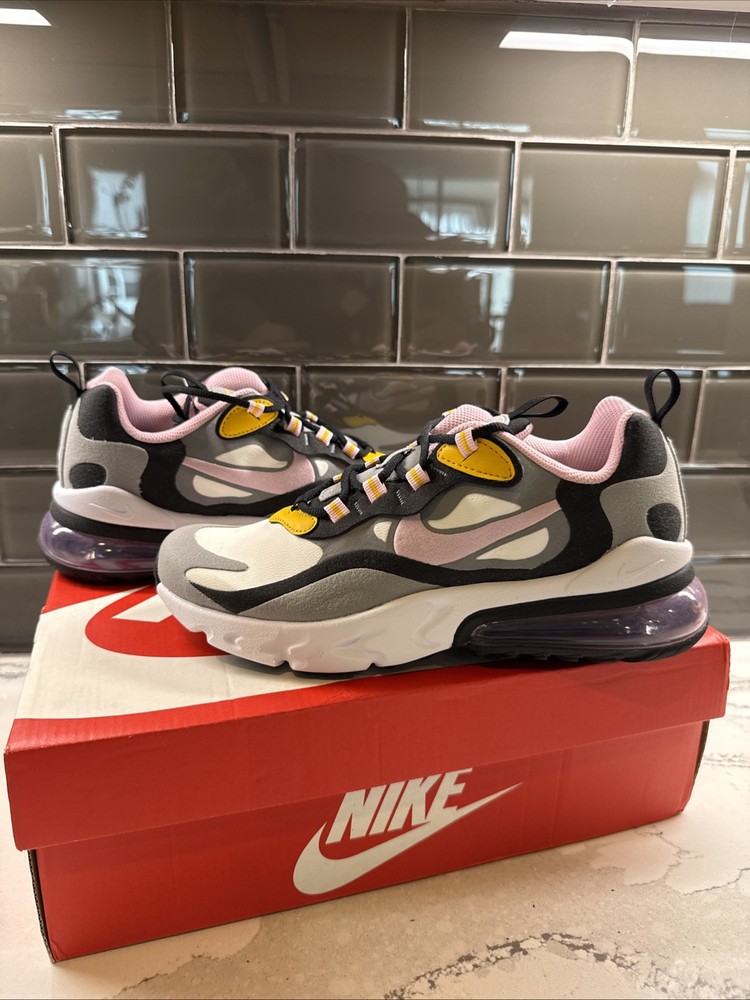 Nike Air Max 270 React GS Running Trainers Bq0103 Sneakers Size 5.5Y