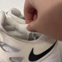 Nike Grade School Free Run 2 White Black Wolf Grey GS 4.5/W6 DD0163-100