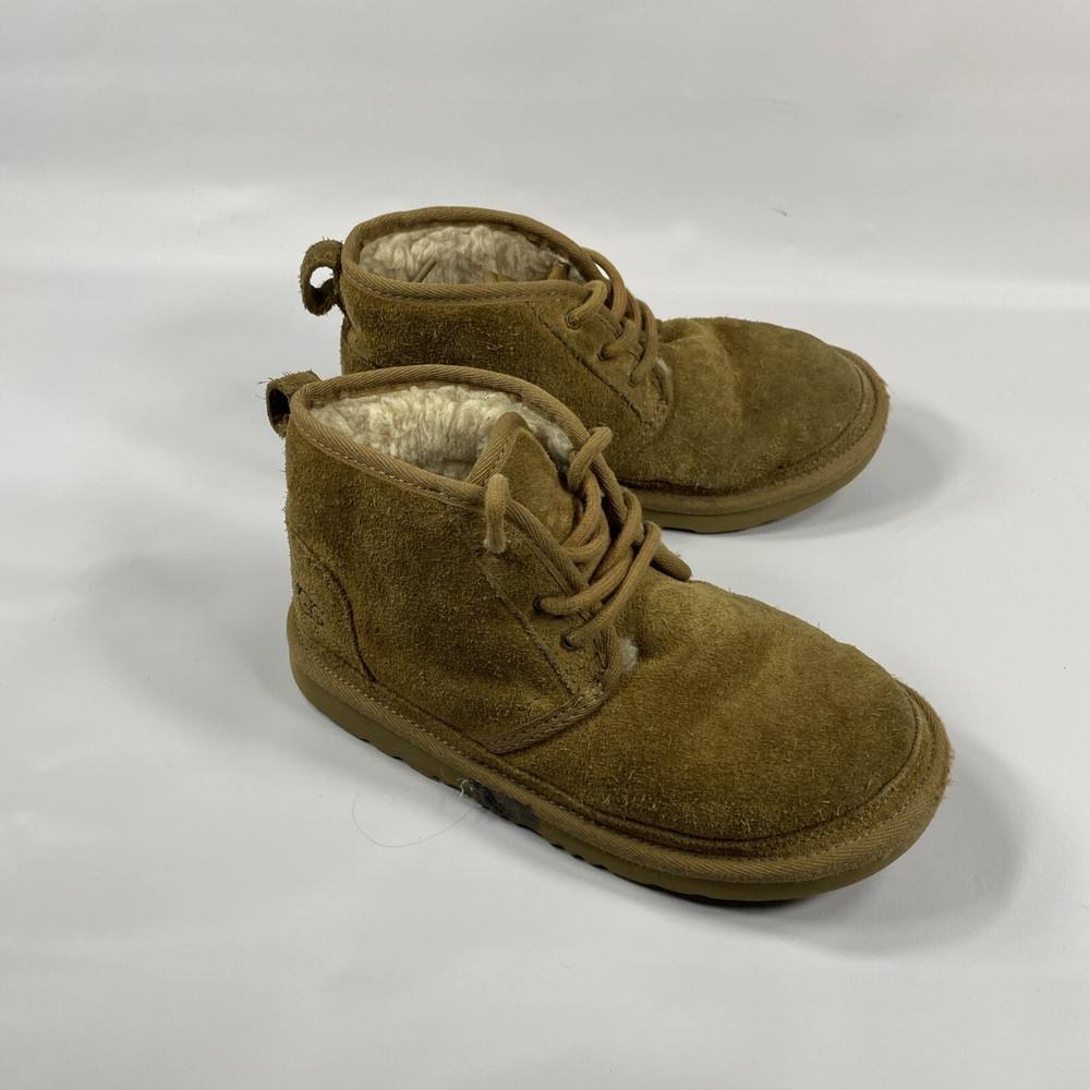 Kids UGG Neumel II Boot Suede Upper 1017320K Chestnut 100% Authentic Sz 2