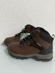 Magellan Argo Brown Leather Waterproof Hiking Boots Shoes Lace-Up Boys Size 13D