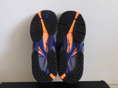 Nike Air Jordan 8 Retro (Gs) Phoenix Suns Black-Br Citrus Sz 6.5Y [305368-043]
