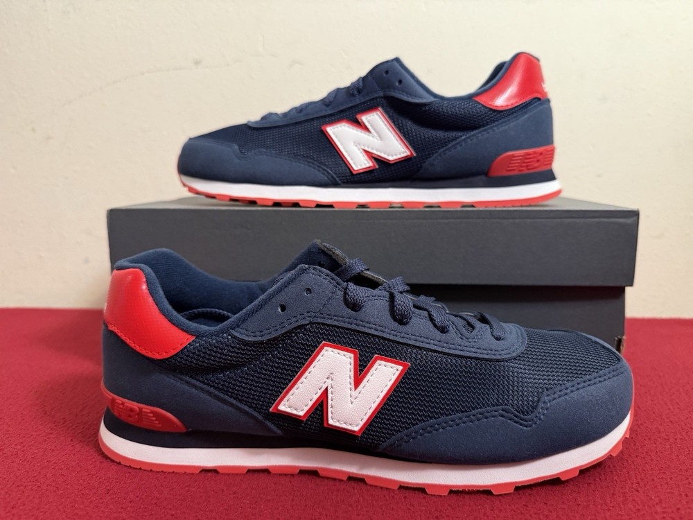 New Balance 515 Red White Blue Athletic Shoes GC515KNR Youth Size 7 / Womens 8.5