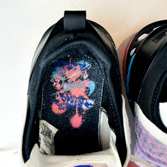 Nike Big Kid’s Lebron 18 GS Graffiti Basketball Shoes Youth 7 Purple CW2760-900