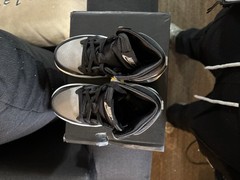Jordan 1 Retro High OG Satin Shadow PS FD5304 010 Black/Grey Size 9c Brand New