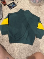 Australia Poly/cotton Fleece Sweatshirt Green And Yellow