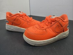 Nike Air Force 1 Low 07 LV8 “Just Do It” 2018 TD Size 7C Kids AV6141-800 Orange