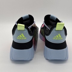 Adidas Kaptir Flow K ‚Core Black / Hi-Res Yellow / Clear Sky (JQ7348) New in Box