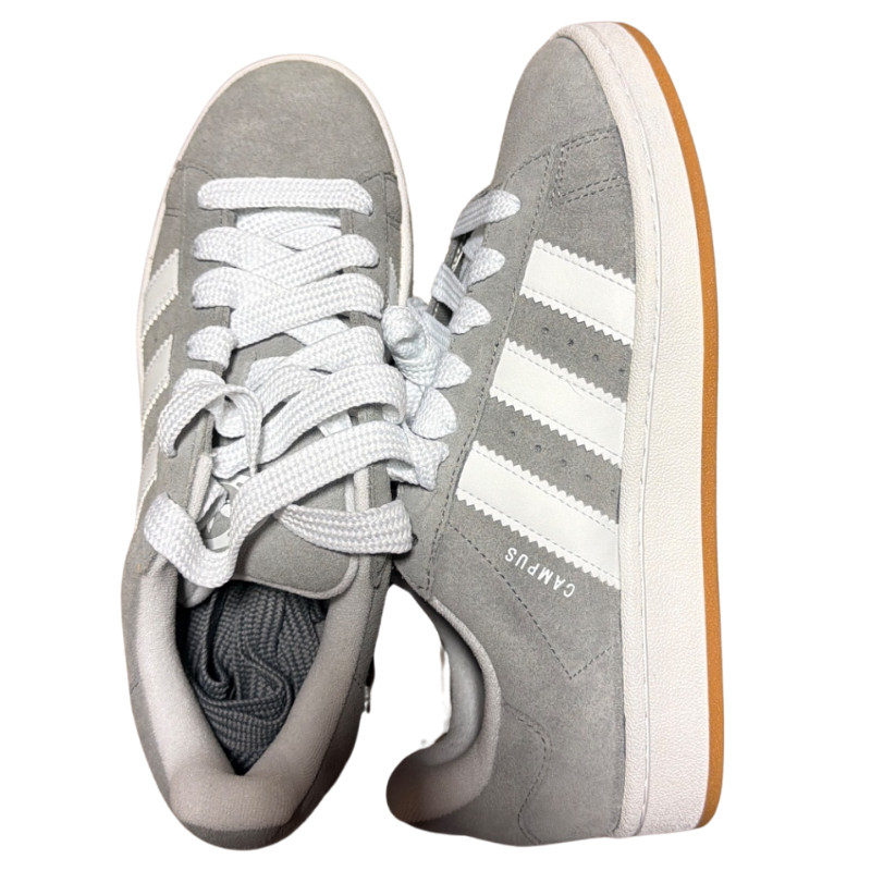 adidas Campus 00s Big Kid Sneakers Size 7 Grey White Gum Casual Shoes New