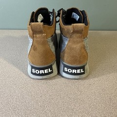 Sorel OUT N ABOUT IV Classic Youth Waterproof Boot Size 4 Brown Grey and Black