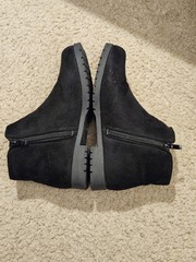 👢 Kids Ankle Boots Size 3 Black Suede💥EXCELLENT💥Not Sure Of The Brand💥👀💯