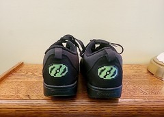 Heelys Pro 20 Minecraft Creeper Sneakers Shoes Black Green Youth Size 6