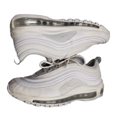 Nike Air Max 97 Sneakers Youth US 7Y White Metallic Athletic Lace Up 921522-104