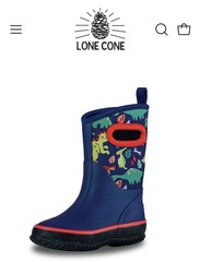 Lone Cone Dinosaur MudBoots Shoes Blue Colorful Size US 8 $69