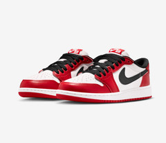 Jordan AJ 1 Retro Low OG Chicago Black Red HQ6999-600 GS SZ 4Y-7Y Boys Girls
