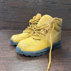 Nike Manoa LTR Kids‘ Boots Size 13C Wheat Gold High Top Leather Sneakers