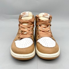 Nike Air Jordan 1 Retro High OG Praline Tan White Kids 11C FN6621201 Sneakers