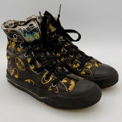 Converse Chuck Taylor All Star DC Comics Batman Blk/Ylw High Top Sneakers Sz 1