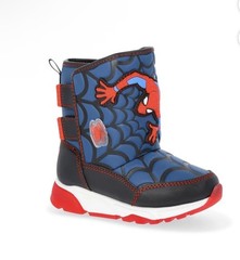 Marvel Spiderman Toddler Size 6 Red And Blue Light Up Snow boots