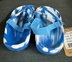AUSSIE Souls Starfish Size 23-24 Approx Size 8-8.5 Kids Blue White New With Tags