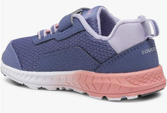 Saucony Wind Shield Alternative Closure Sneaker Blue Corral 11 Wide Big Kid US