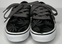 VANS Chukka Low Grey Palm Tree Canvas Kid Skateboarding Shoes TB4R Preowned 1.5Y