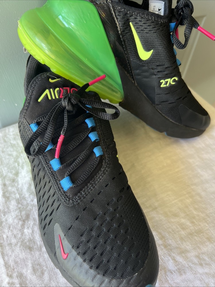nike air max 270 5y GS black ghost green