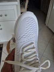 Nike Air Max 270 White Metallic Silver (GS) Shoes 943345-103 Youth Sz 7Y