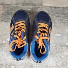 Saucony Cohesion KDZ Kids Shoes Sz 11.5 M Navy Peel Blue Comfort Lace Up Sneaker