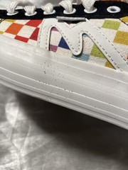 Mudd Rainbow Checker Pattern Sneakers Multicolored Size 7 Racing