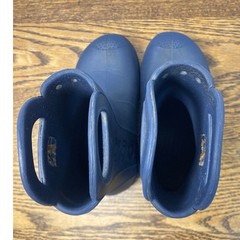 Crocs Handle It Rain Boot Navy Blue Kids Size C13 Waterproof Pull On Shoes