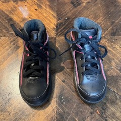 Nike Air Jordan 2 Retro BT Black Varsity Red 395720-002 Toddler Kids Size 10C
