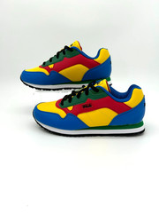 Fila Cress Color Block, Kid (SIZE 4.5), yellow/red/green/blue/white