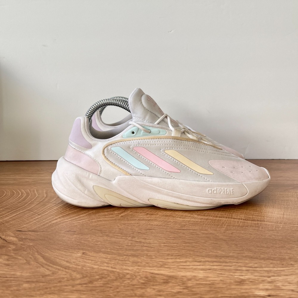 Adidas Ozelia White Pastel Athletic Comfort Shoes GV8951 Youth Size US 6.5