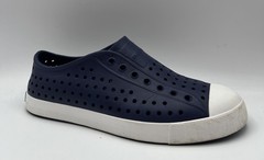 Native Jefferson Shoes Kids Size J5 Navy Blue EVA Slip On Water Sneakers – EUC