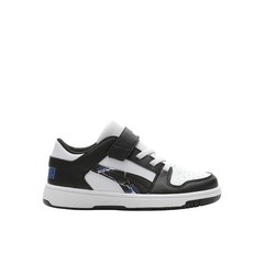 PUMA Rebound Layup Lo Heat Lightning Toddler Boys Black Sneakers Casual Shoes 3