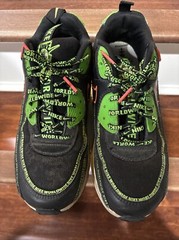 NIKE AIR MAX 90 SE GS WORLDWIDE TRAINERS – CV7665-001 – KIDS GIRLS BOYS Size 6Y