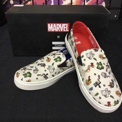 Toms x Marvel Youth Luca Antique White Marvel How To Print