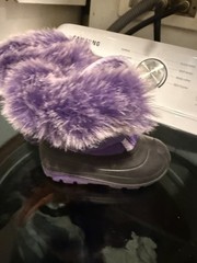 Kamik Waterproof Insulated Winter Lined Snow Boots Purple Fur Sz 9 Snowbug