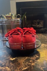 Vans Old School Kids Translucent Red Monochrome Sneakers – Size 1
