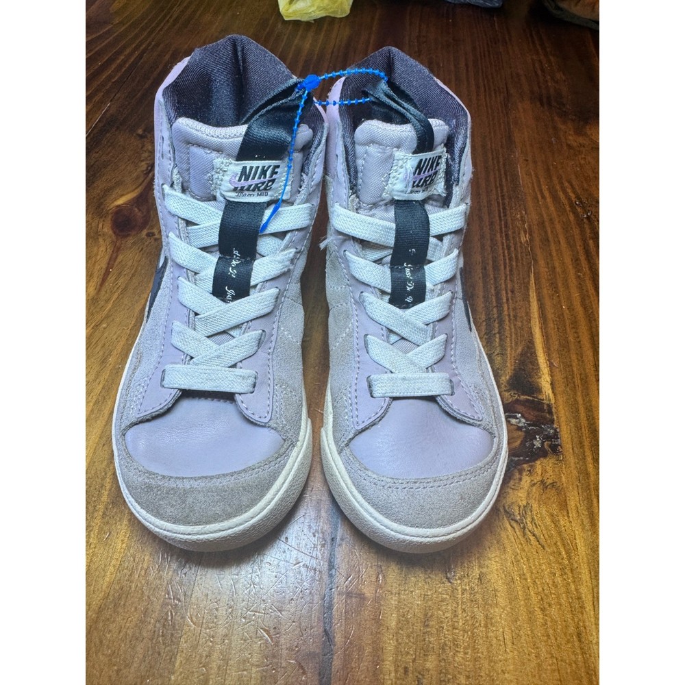 Nike Blazer Mid 77 Kids Sneakers Light Violet Grey DA4087-500